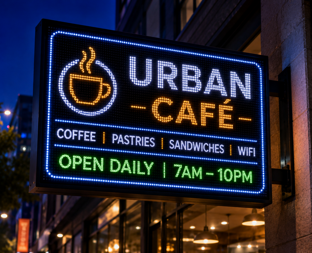 How to choose energy-efficient LED sign boards for shops