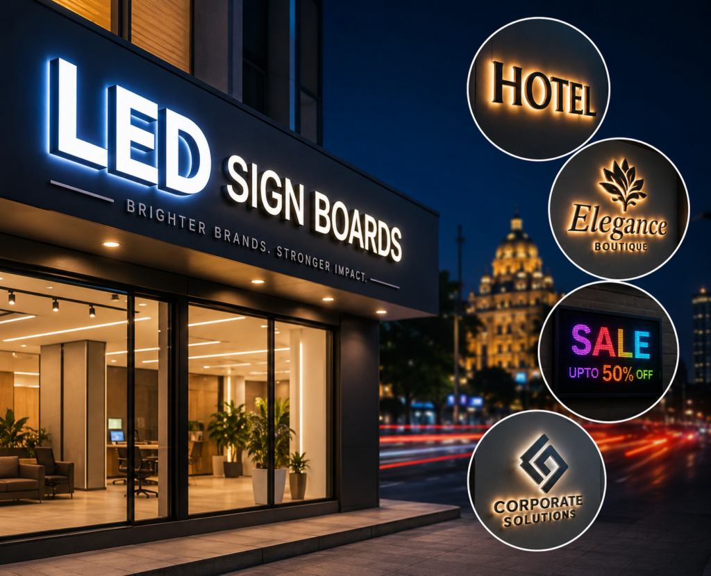 How to Choose the Right LED Sign Board Manufacturer in Kolkata