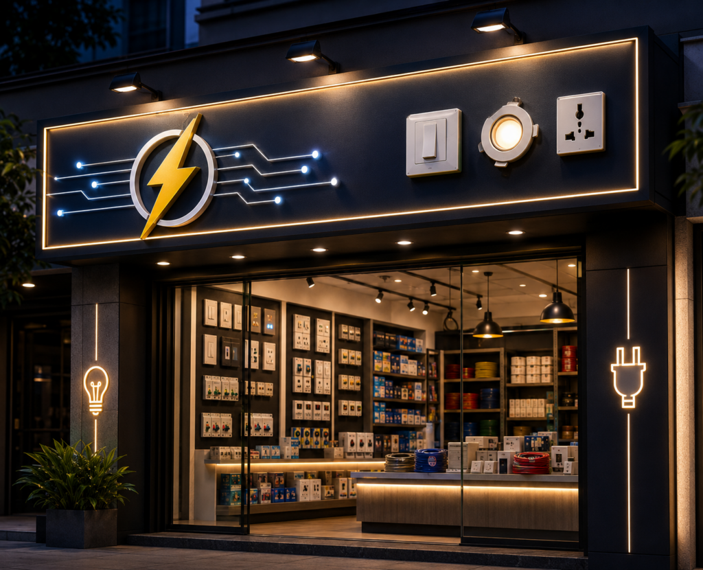 10 Attractive Electrical Shop Banner Design Ideas for Modern Electrical Stores