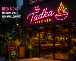 Neon Restaurant Signs for a Contemporary Look
