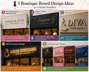boutique board design ideas