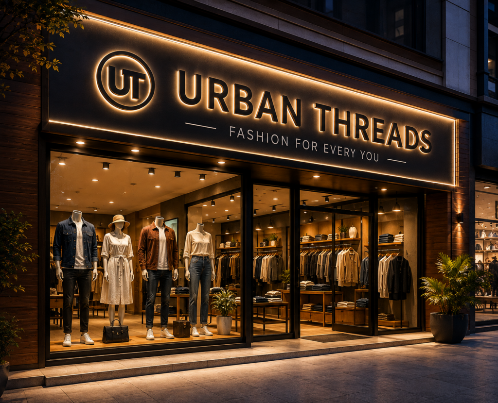 Glow Sign Board Design Ideas for Clothing Stores That Increase Walk-in Customers