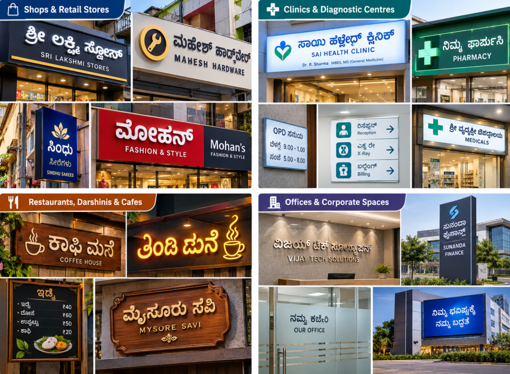 kannada sign boards