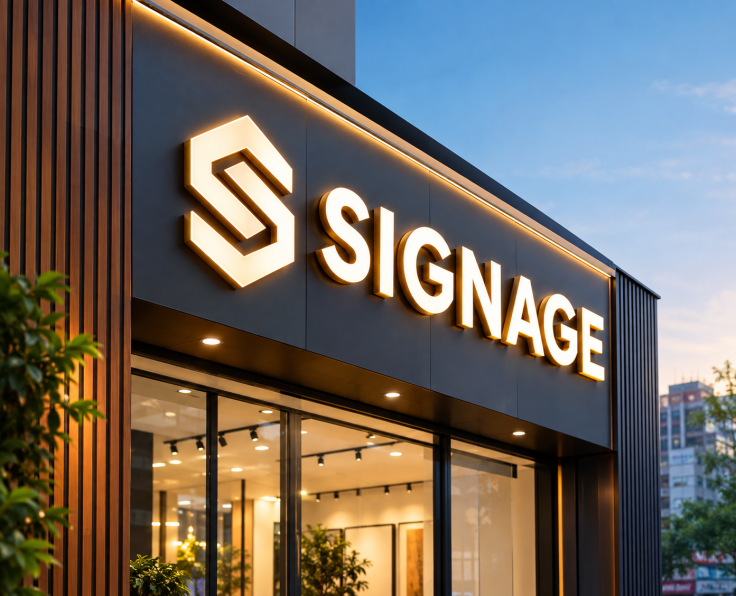 Sign Board Manufacturer in Kolkata showcasing a modern illuminated sign board