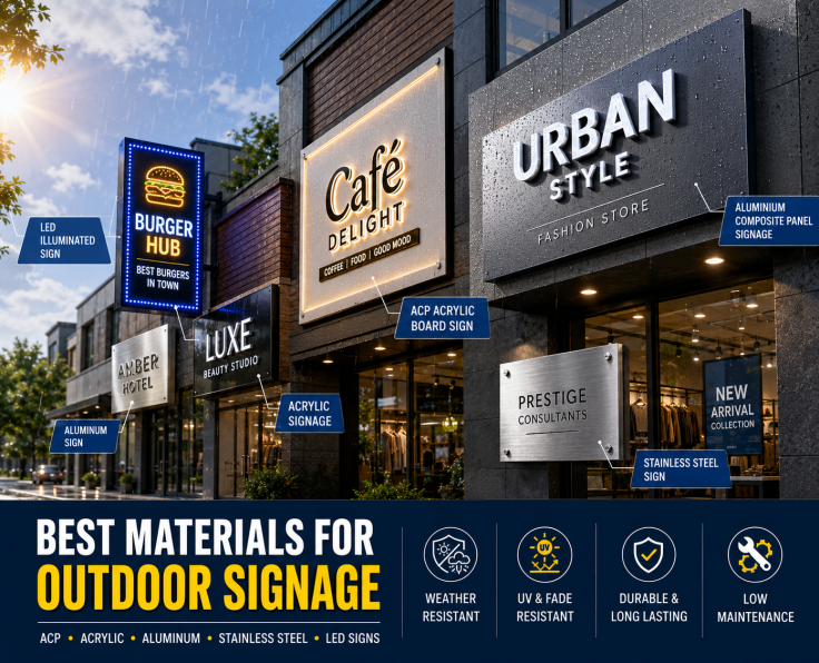 best material for outdoor signage
