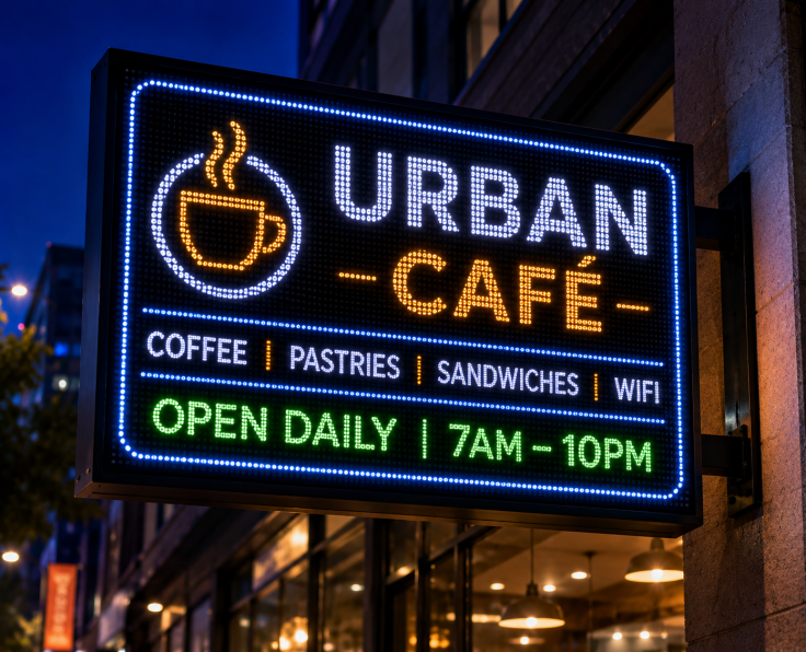 outdoor LED sign boards